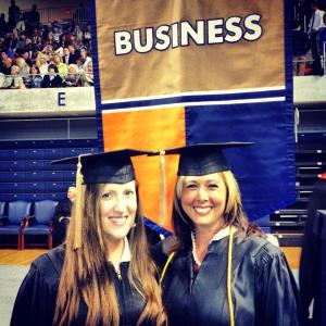 Suzanne and Kathy graduation Auburn University