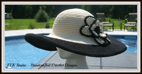Simply Souther summer hat pattern by ELK Studio